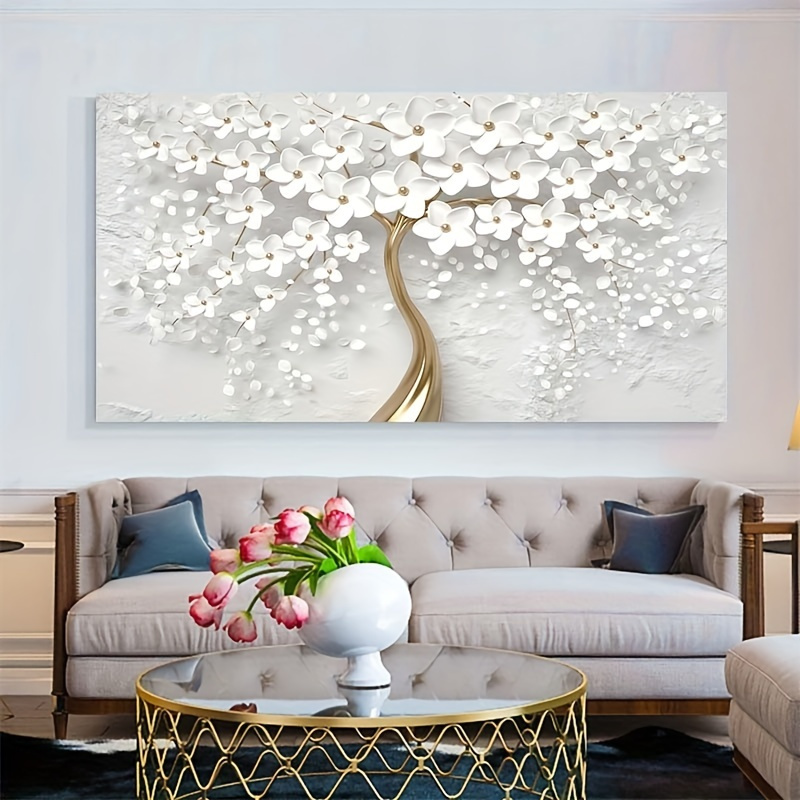 Modern Nordic White Flower Canvas Art - Frameless Wall Decor For Living Room, Chic Print Poster
Modern Nordic White Flower Canvas Art - Frameless Wall Decor For Living Room, Chic Print Poster