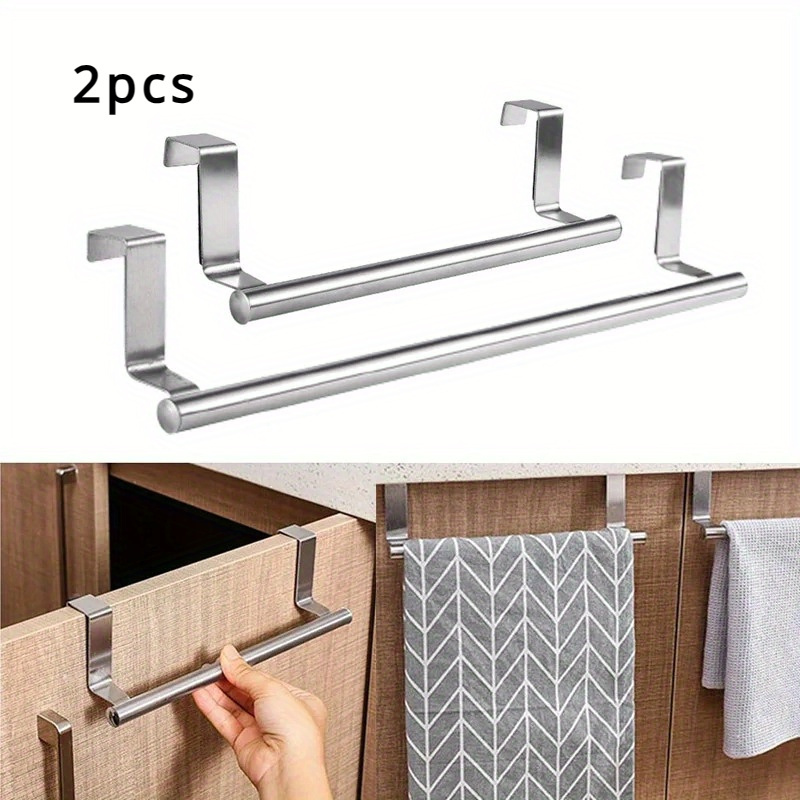 2pcs Stainless Steel Towel Rack Bathroom Towel Holder Stand Kitchen Cabinet Door Hanging Organizer Shelf Wall Mounted Towel Bar
2pcs Stainless Steel Towel Rack Bathroom Towel Holder Stand Kitchen Cabinet Door Hanging Organizer Shelf Wall Mounted Towel Bar