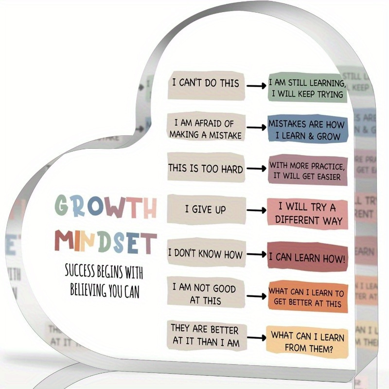 Growth Decor, Mental Health Therapy Office Classroom Art Educational Acrylic Heart Inspirational Gift Change Your Decorations Positive Sayings Gifts For Teacher Students School
Growth Decor, Mental Health Therapy Office Classroom Art Educational Acrylic Heart Inspirational Gift Change Your Decorations Positive Sayings Gifts For Teacher Students School