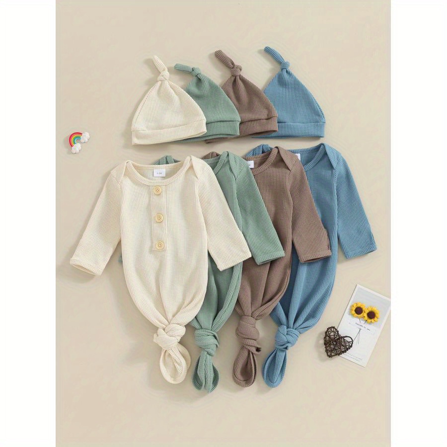 Newborn Boy Girl Spring Autumn Gowns Long Sleeve Baby Sleep Bag Baby Wearable Blanket With Hat
Newborn Boy Girl Spring Autumn Gowns Long Sleeve Baby Sleep Bag Baby Wearable Blanket With Hat