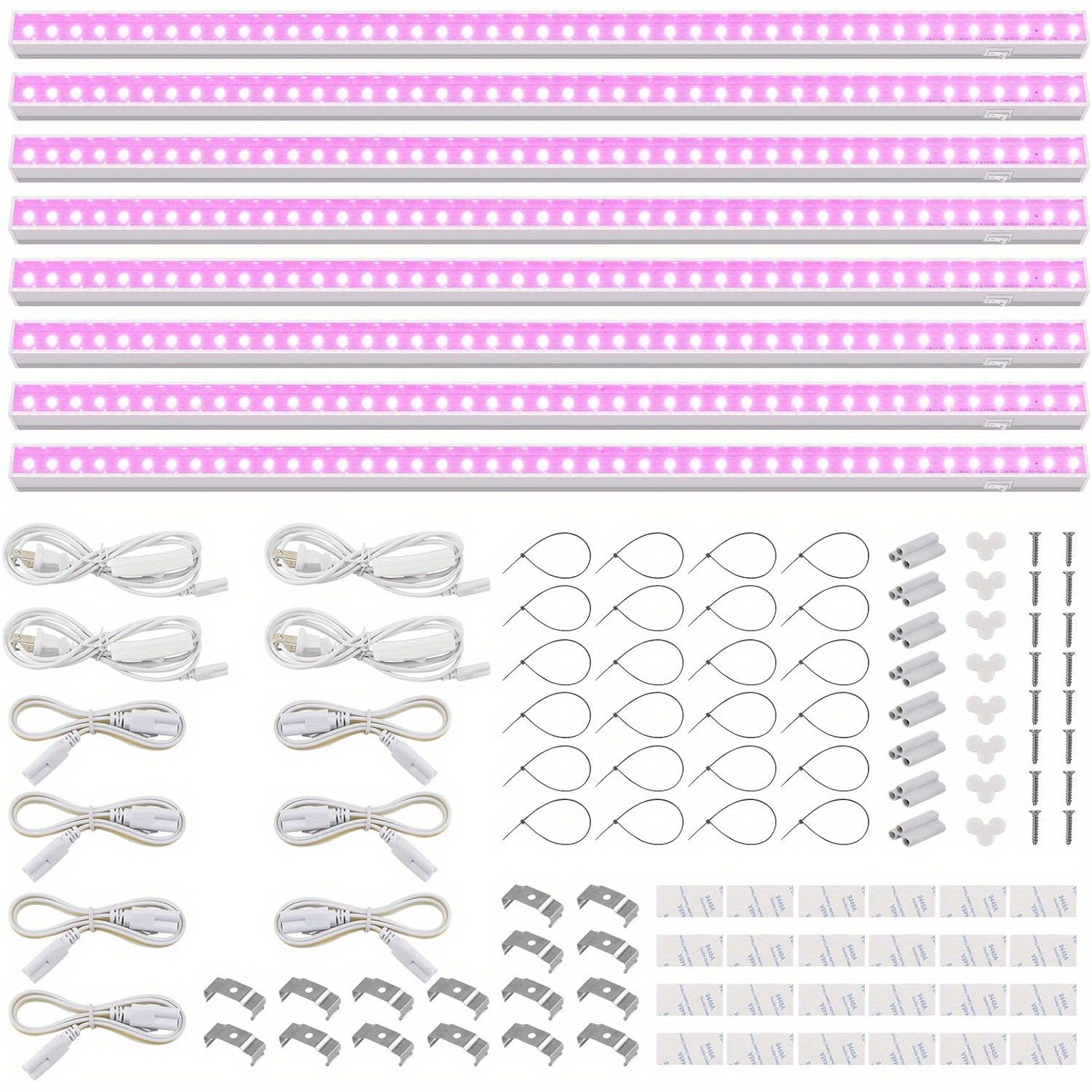 Grow Lights For Indoor Plants, Full , 4ft 160w (8 X 20w), Led Grow Light Strip For Seed Starting, Greenhouse, , 8-pack
Grow Lights For Indoor Plants, Full , 4ft 160w (8 X 20w), Led Grow Light Strip For Seed Starting, Greenhouse, , 8-pack