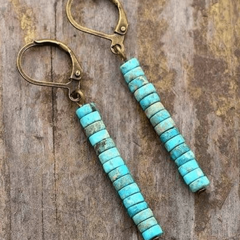 2pc Vintage Fashion Ethnic Porcilla Stainless Steel Natural Stone Bronze Green Earrings Women Gift Party
2pc Vintage Fashion Ethnic Porcilla Stainless Steel Natural Stone Bronze Green Earrings Women Gift Party