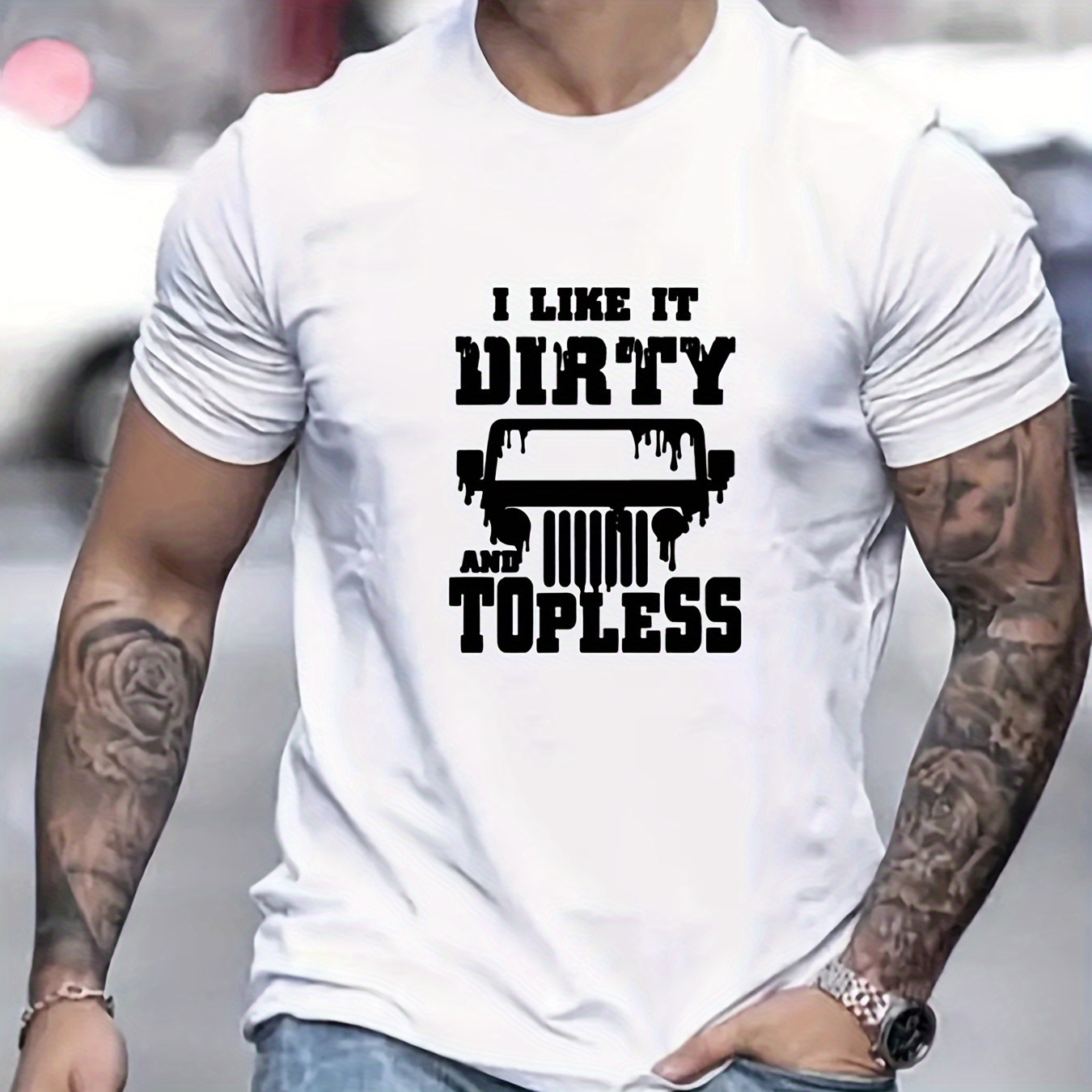 Car Pattern Letter Print T-shirt, Men's Casual Street Style Stretch Round Neck Tee Shirt For Summer, 1 Pc, 100% Cotton T-shirt
Car Pattern Letter Print T-shirt, Men's Casual Street Style Stretch Round Neck Tee Shirt For Summer, 1 Pc, 100% Cotton T-shirt