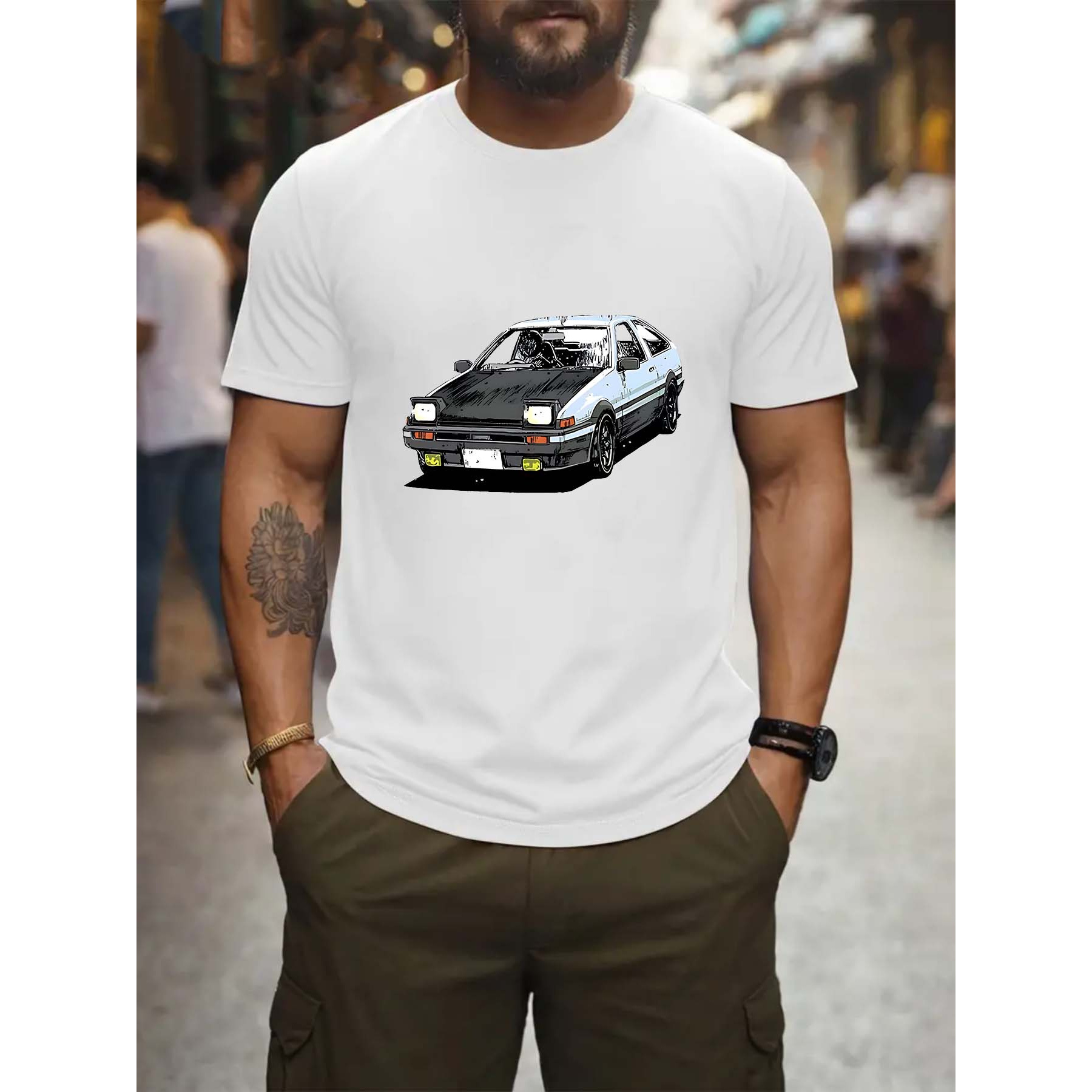Men's Casual Sports T-shirt - Breathable Polyester, Round Neck, Short Sleeve With Stylish Letter Print - Machine Washable
Men's Casual Sports T-shirt - Breathable Polyester, Round Neck, Short Sleeve With Stylish Letter Print - Machine Washable