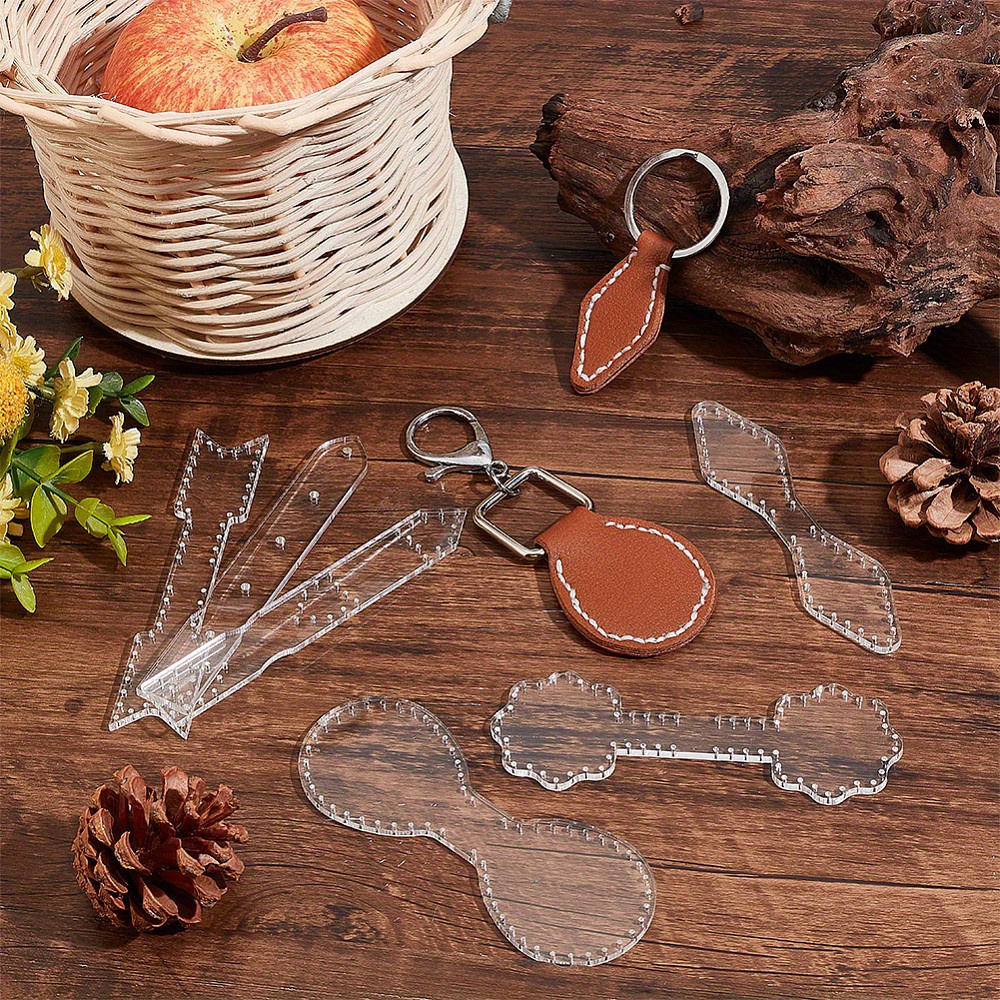 6pcs Acrylic Leather Bag Handle Templates - Diy Clear Craft Pattern Stencils For Handbag Making Supplies
6pcs Acrylic Leather Bag Handle Templates - Diy Clear Craft Pattern Stencils For Handbag Making Supplies