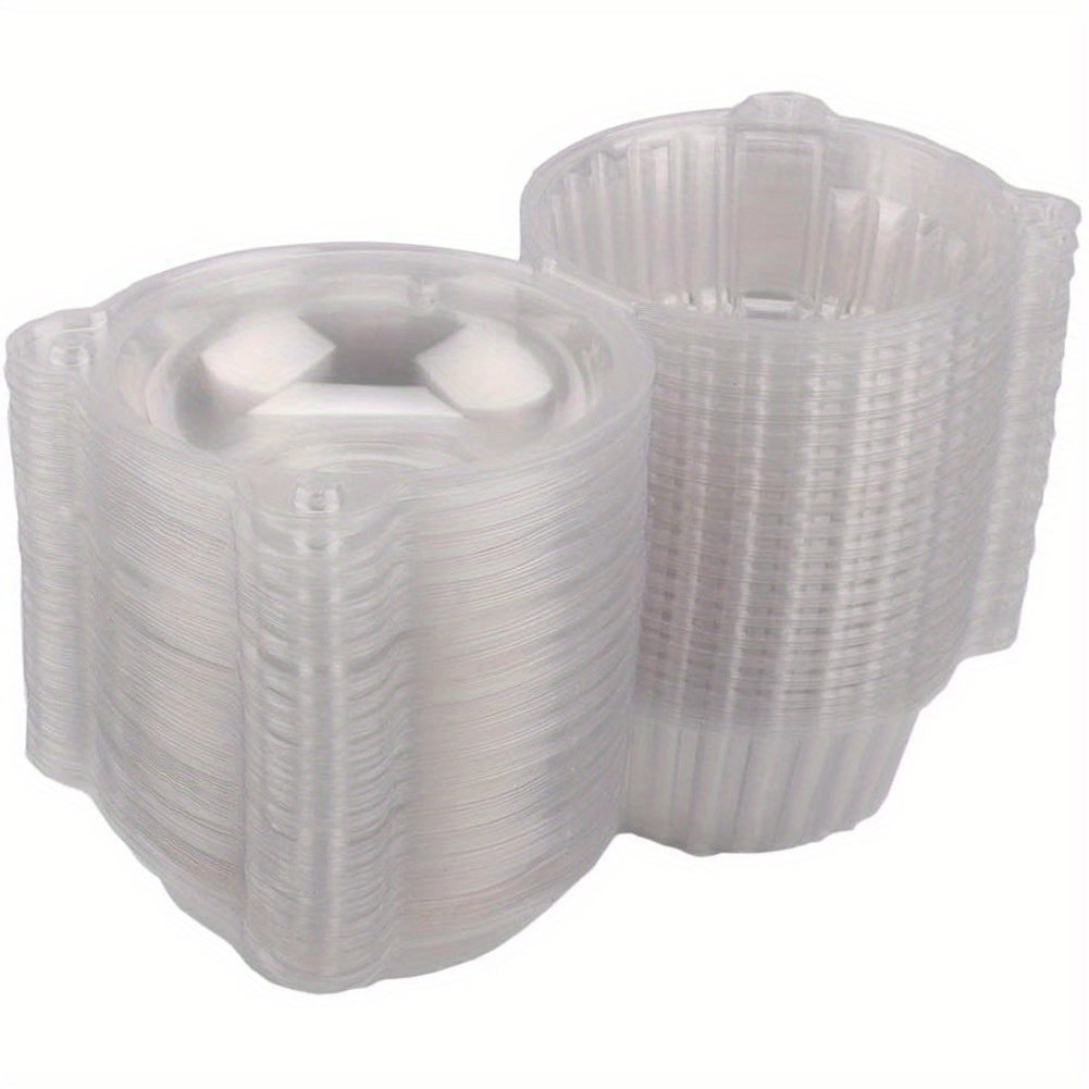 400 Pcs Clear Plastic Cupcake Box Single Cake Case Muffin Pod Dome Holder Container
400 Pcs Clear Plastic Cupcake Box Single Cake Case Muffin Pod Dome Holder Container