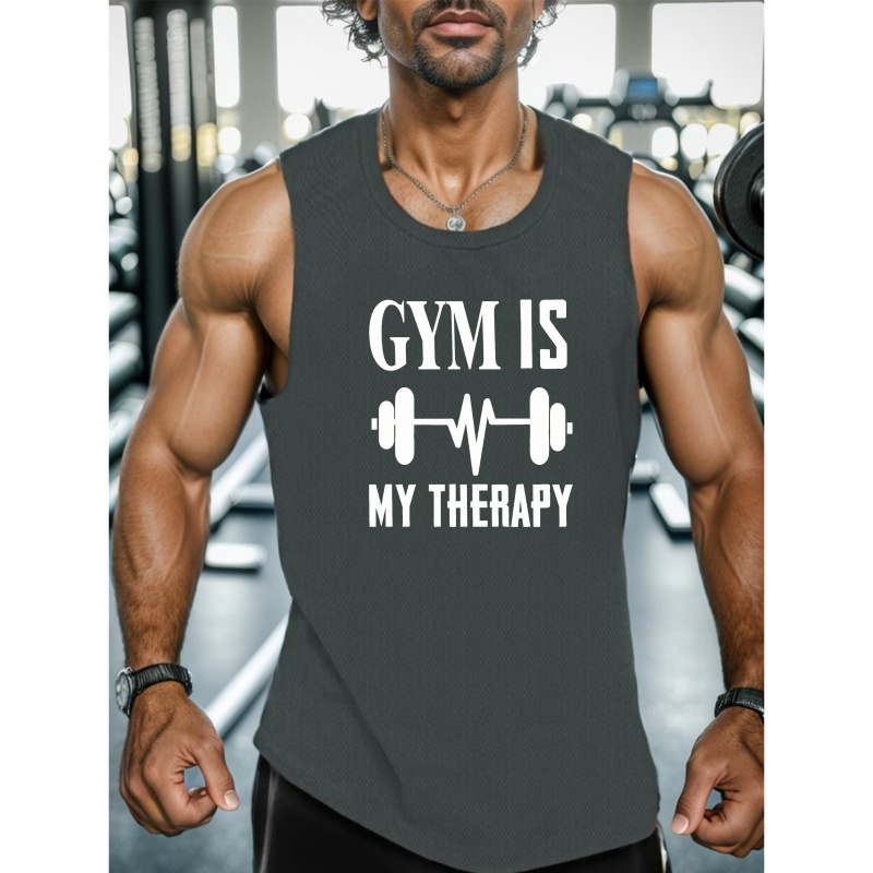 Men's Graphic Geometric Print Tank Top - Breathable Polyester, Casual Summer Sleeveless Shirt With Round Neck, Machine Washable
Men's Graphic Geometric Print Tank Top - Breathable Polyester, Casual Summer Sleeveless Shirt With Round Neck, Machine Washable