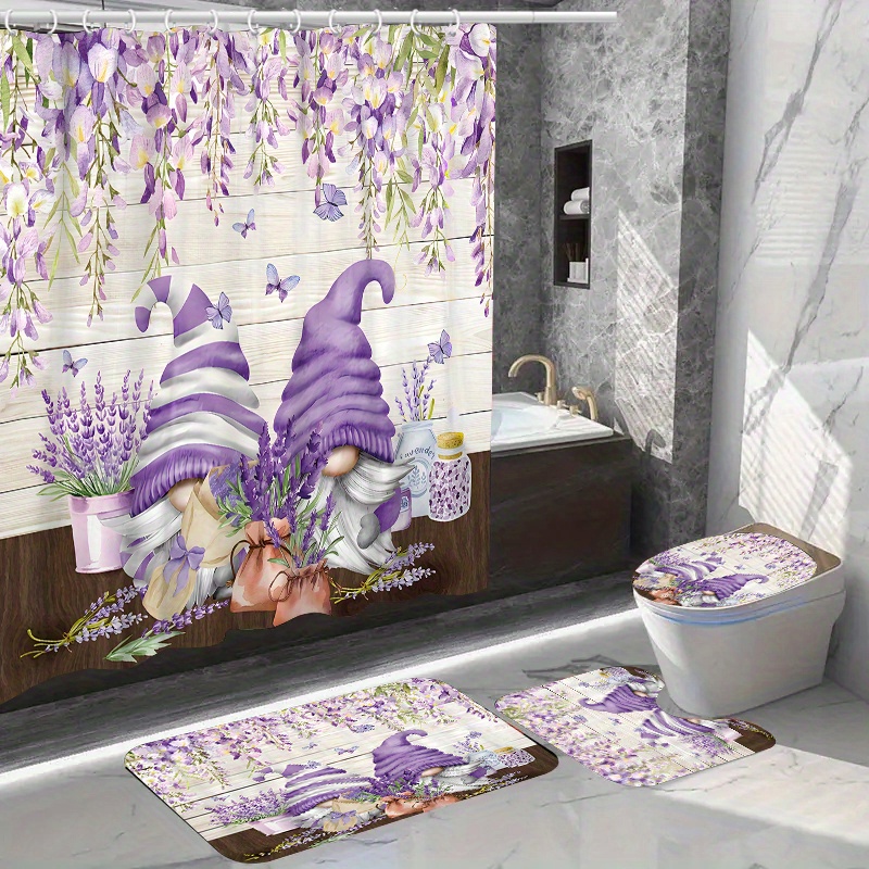1pc/4pcs Shower Curtain 12 Bathroom Mat Rug Carpet Polyester Curtain For Bathroom Accessories
1pc/4pcs Shower Curtain 12 Bathroom Mat Rug Carpet Polyester Curtain For Bathroom Accessories