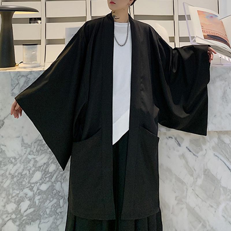 Plus Size Men's Retro Kimono Cardigan - Casual Open Front, Batwing Sleeve, Solid Color, Machine Washable
Plus Size Men's Retro Kimono Cardigan - Casual Open Front, Batwing Sleeve, Solid Color, Machine Washable