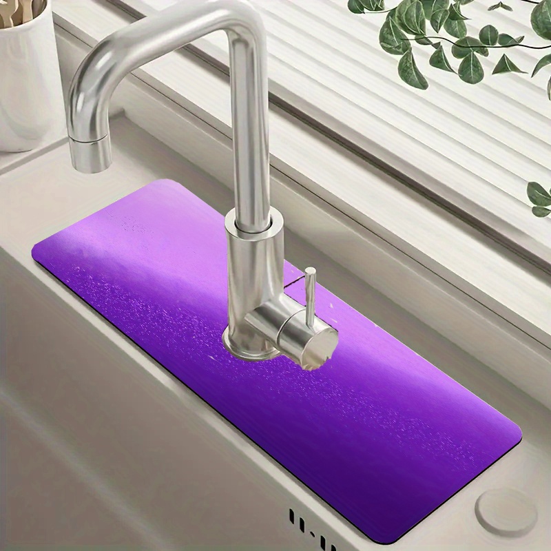 1pc Kitchen Sink Mat: Gradient Purple Design, Durable And Non-slip, Suitable For Kitchen And Bathroom Use
1pc Kitchen Sink Mat: Gradient Purple Design, Durable And Non-slip, Suitable For Kitchen And Bathroom Use