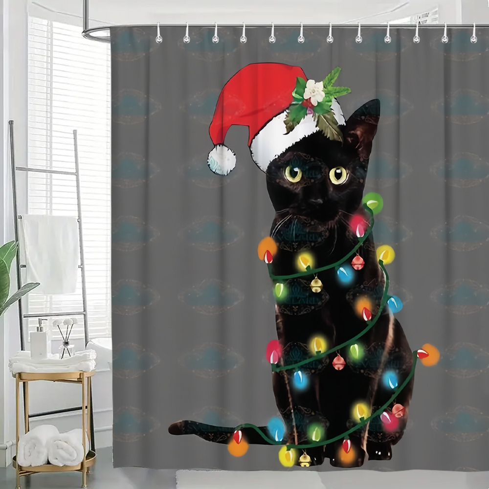 1pc Christmas Bathroom Curtain, 12 , Polyester , Bathroom Curtain, Bathroom , Decoration, Decoration
1pc Christmas Bathroom Curtain, 12 , Polyester , Bathroom Curtain, Bathroom , Decoration, Decoration
