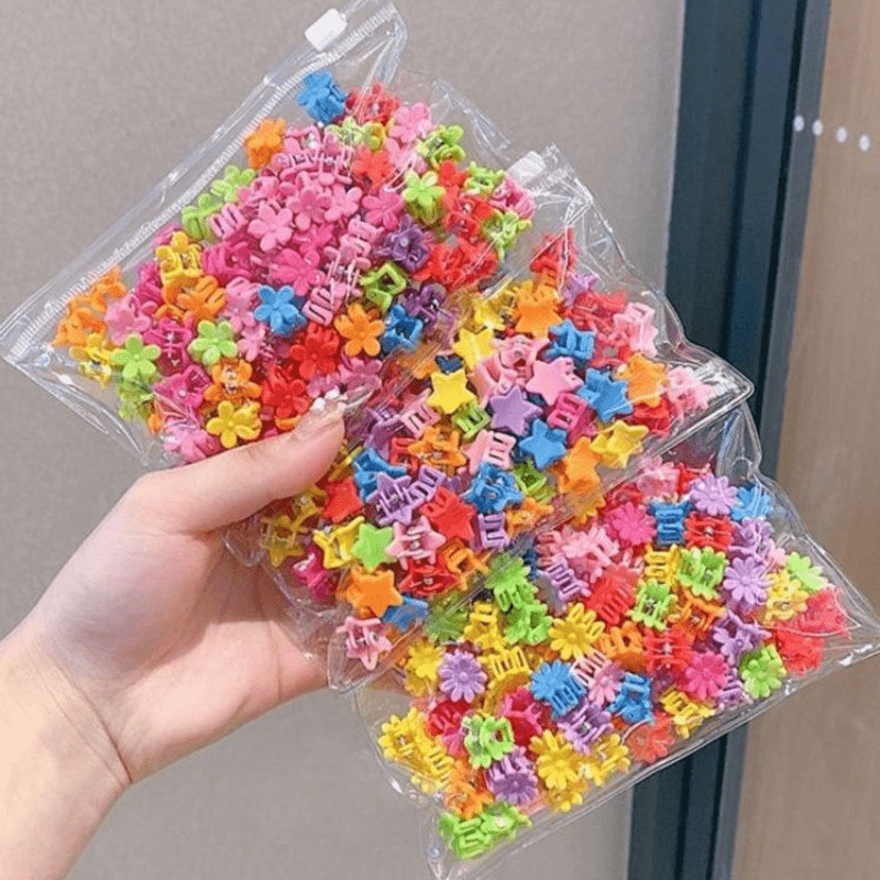50pcs Cute Cartoon Mini Hair Clips Set For Girls - , Fashionable Plastic Accessories, Hair Accessories For Girls, Multi Colored
50pcs Cute Cartoon Mini Hair Clips Set For Girls - , Fashionable Plastic Accessories, Hair Accessories For Girls, Multi Colored