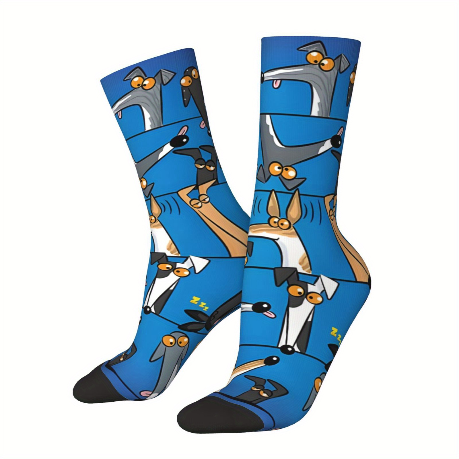 Cartoon Animal Heads Pattern 1 Pair Men's Short Crew Socks, Breathable Comfy Casual Socks Sweat-absorbing Fashion Sports Socks For Outdoor Fitness Basketball Running
Cartoon Animal Heads Pattern 1 Pair Men's Short Crew Socks, Breathable Comfy Casual Socks Sweat-absorbing Fashion Sports Socks For Outdoor Fitness Basketball Running