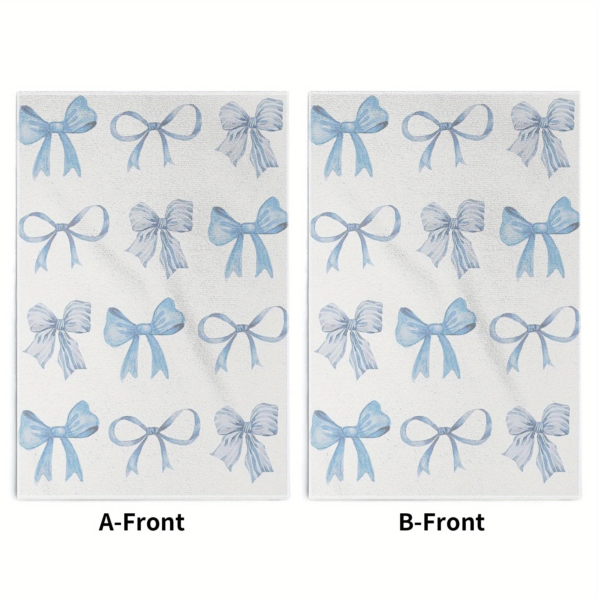 2 Pcs Soft Blue - Perfect For Kitchen Or Bathroom - Machine Washable - Rectangular Shape - Vintage Style - Character Design - Woven With Polyester
2 Pcs Soft Blue - Perfect For Kitchen Or Bathroom - Machine Washable - Rectangular Shape - Vintage Style - Character Design - Woven With Polyester
