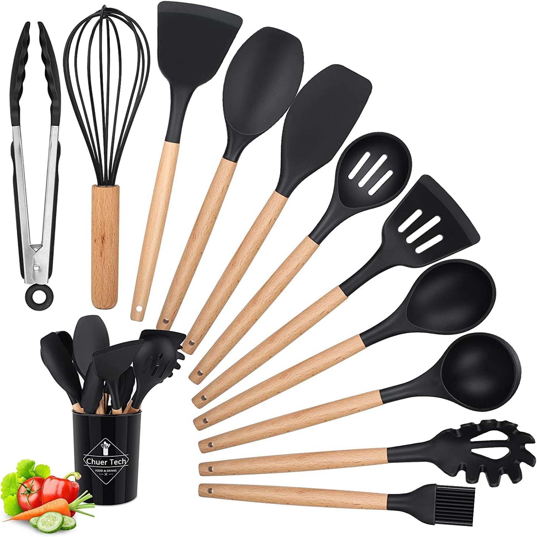 Cooking Utensil Set Kitchen Utensil Set, Silicone Cooking Utensils, Heat-resistant (12 Pcs)
Cooking Utensil Set Kitchen Utensil Set, Silicone Cooking Utensils, Heat-resistant (12 Pcs)