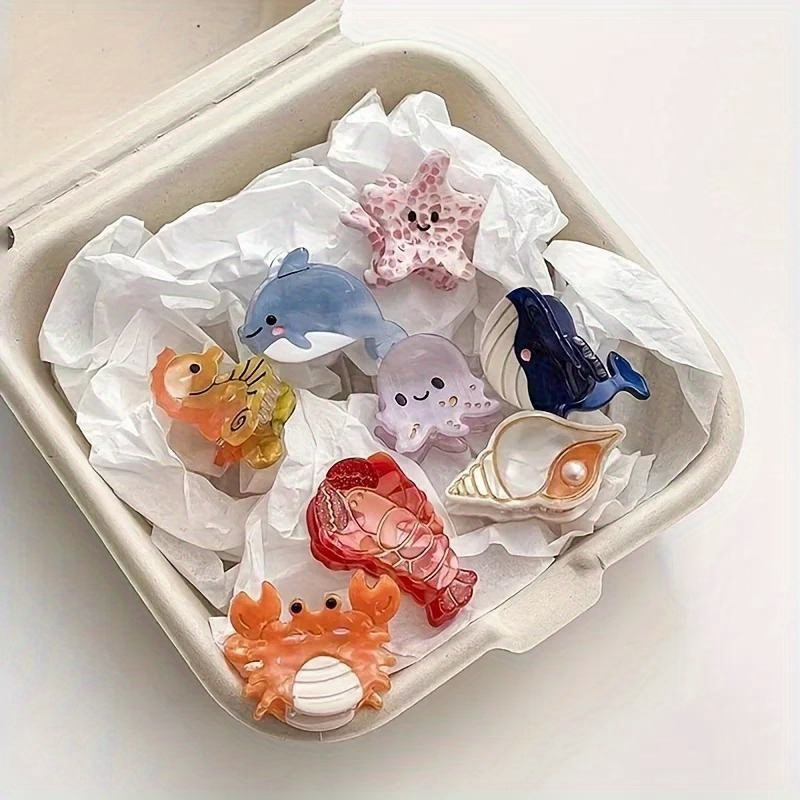 Mini-agrafes pour cheveux en d'animaux - , , Étoile de mer, , , , - Accessoires de mode colorés, pièce unique, adaptés pour les 14 ans et plus
Mini-agrafes pour cheveux en d'animaux - , , Étoile de mer, , , , - Accessoires de mode colorés, pièce unique, adaptés pour les 14 ans et plus