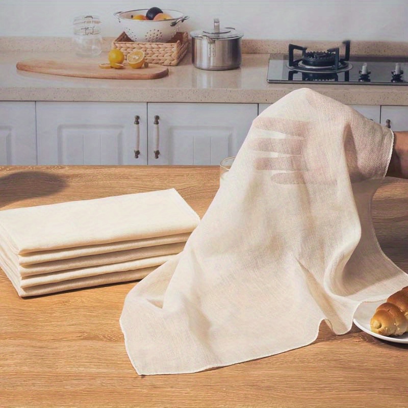 Lot de 6 pièces de coton à fromage non blanchi, filtre de cuisine réutilisable et lavable, gaze alimentaire sûre à serrure bordée, 48x48cm pour et la fabrication du fromage
Lot de 6 pièces de coton à fromage non blanchi, filtre de cuisine réutilisable et lavable, gaze alimentaire sûre à serrure bordée, 48x48cm pour et la fabrication du fromage