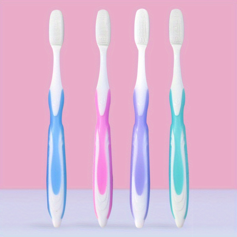 4pcs Toothbrushes For Adults - Fine Silicone , , Individually - Ideal For Daily Oral Care
4pcs Toothbrushes For Adults - Fine Silicone , , Individually - Ideal For Daily Oral Care