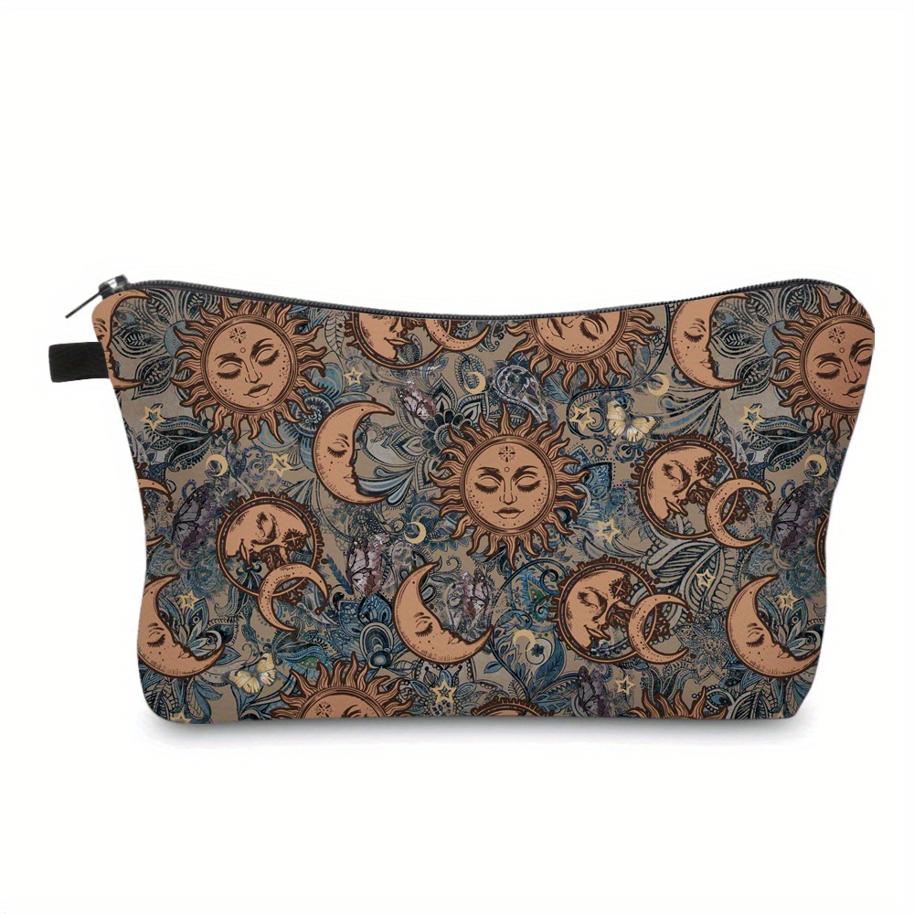 Chic Sun & Moon 3d Print Cosmetic Bag For Women - Waterproof, Portable Makeup Pouch With Zipper, Ideal Travel Organizer & Gift
Chic Sun & Moon 3d Print Cosmetic Bag For Women - Waterproof, Portable Makeup Pouch With Zipper, Ideal Travel Organizer & Gift