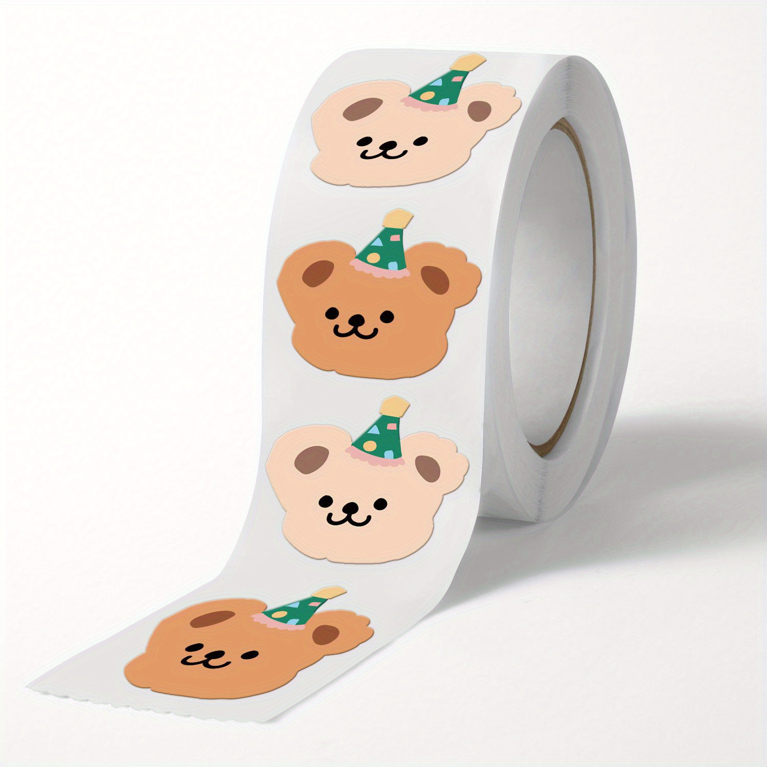 Festive Bear Hat Stickers - 1 Roll, 200 Pcs - Perfect For Party Decorations And Gift Wrapping
Festive Bear Hat Stickers - 1 Roll, 200 Pcs - Perfect For Party Decorations And Gift Wrapping