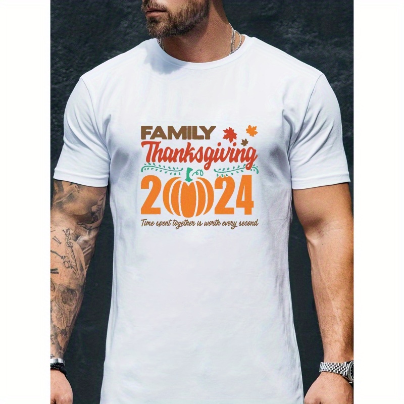 Family Thanksgiving 2024 Print Fitness Summer Men's Sports Short-sleeve Breathable Casual Commuting Training Quick Drying Fitness T-shirt For Man
Family Thanksgiving 2024 Print Fitness Summer Men's Sports Short-sleeve Breathable Casual Commuting Training Quick Drying Fitness T-shirt For Man