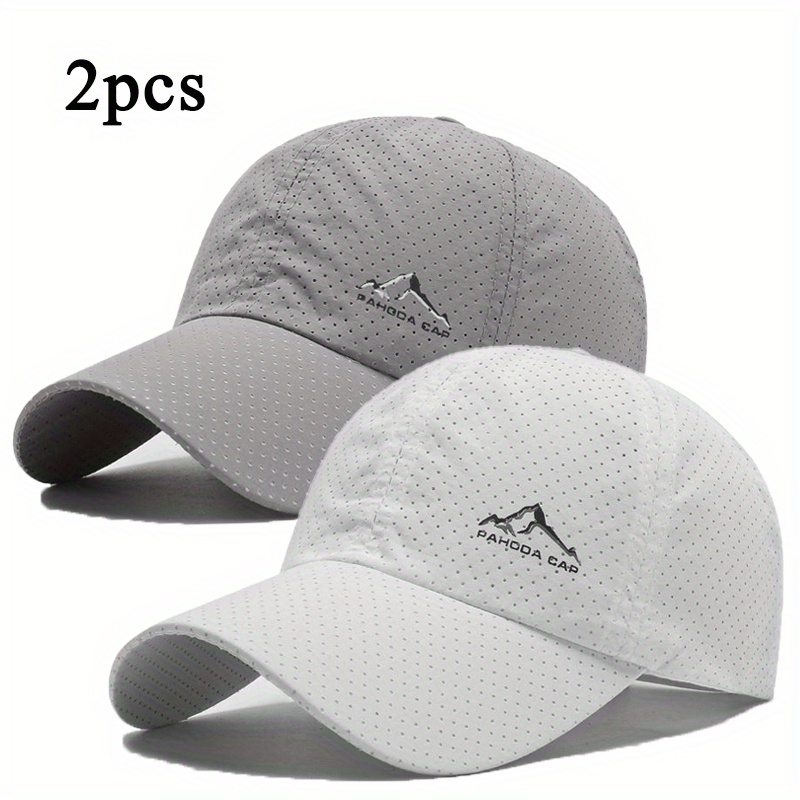 2pcs Quick-drying Baseball Caps With Print, Polyester, Breathable Sports Hats For Men And Women - Ideal For Daily Outdoor Activities
2pcs Quick-drying Baseball Caps With Print, Polyester, Breathable Sports Hats For Men And Women - Ideal For Daily Outdoor Activities