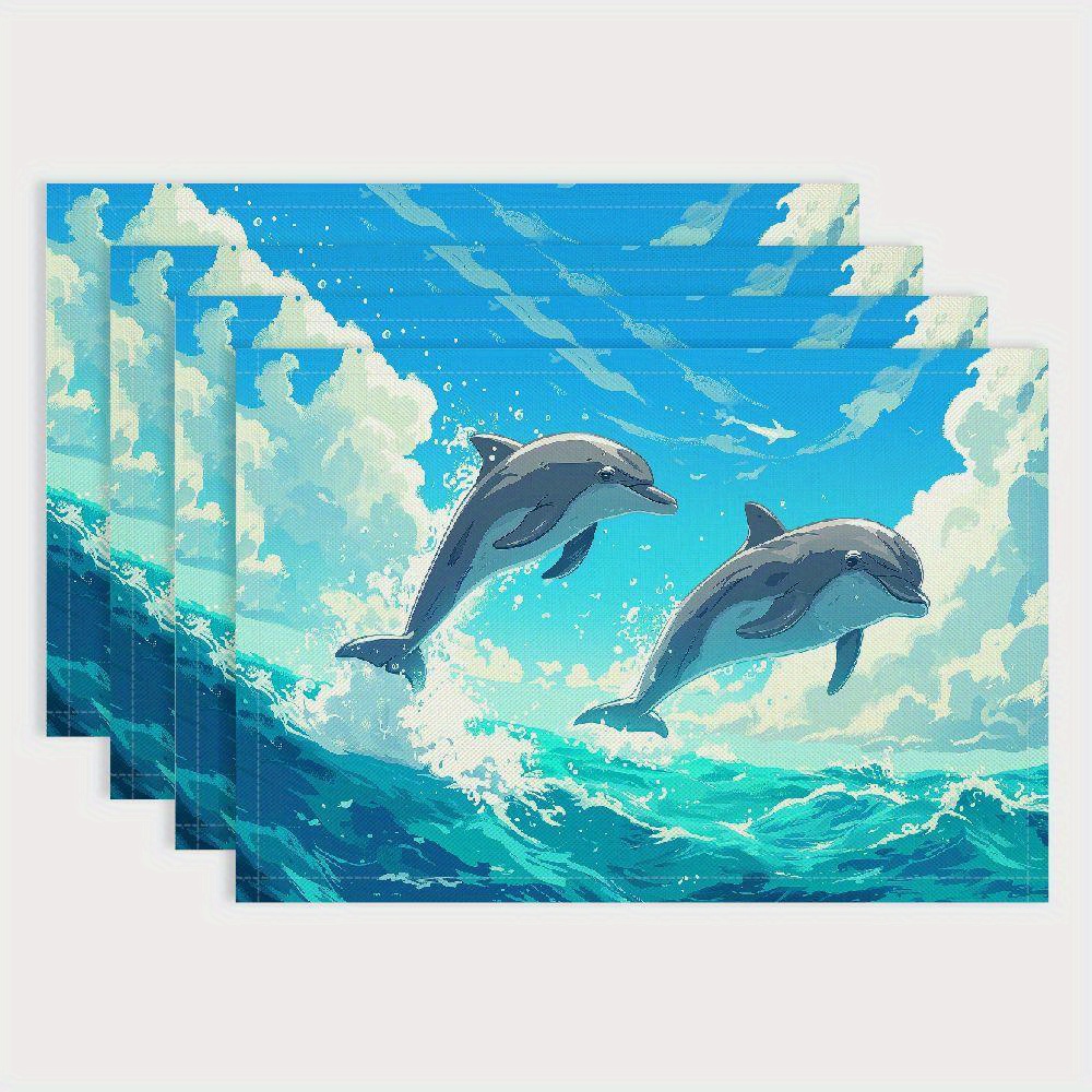 4 Pcs Table Placemats - Decorations - Linen Table Mat - - Suitable For Kitchen, Dining, And Decoration
4 Pcs Table Placemats - Decorations - Linen Table Mat - - Suitable For Kitchen, Dining, And Decoration