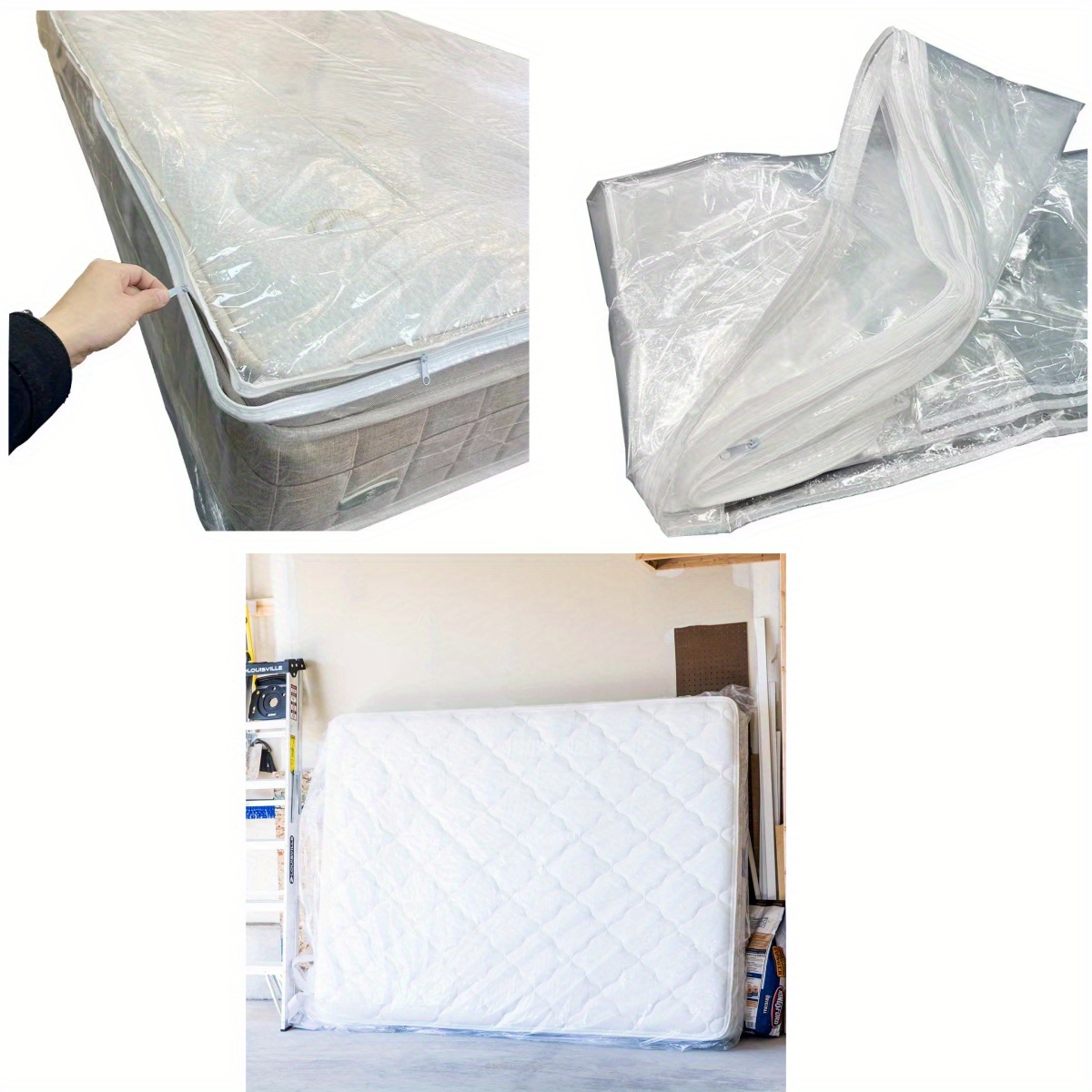 Heavy-duty Mattress Bag With Zipper For Moving And Storage - Extra 4 - , Tear & Puncture Resistant - Fits Twin, Full, Queen, King Beds - Protection Cover
Heavy-duty Mattress Bag With Zipper For Moving And Storage - Extra 4 - , Tear & Puncture Resistant - Fits Twin, Full, Queen, King Beds - Protection Cover