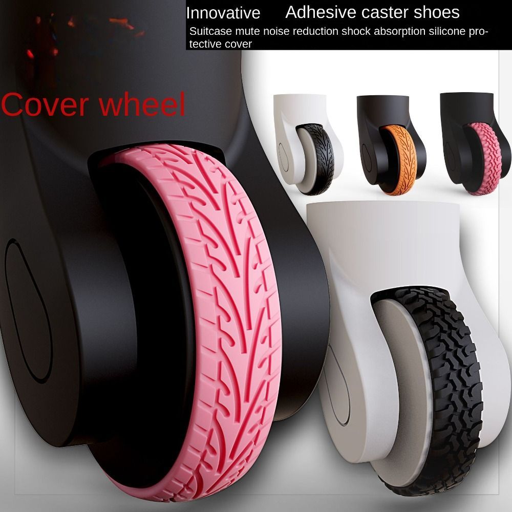 Silicone Damping Luggage Wheel Protectors: Suitable For 99% Of Luggage Wheels, Waterproof, High Viscosity Fiber, Double-sided Tape, Easy To Install, No Drop, No Residual Glue
Silicone Damping Luggage Wheel Protectors: Suitable For 99% Of Luggage Wheels, Waterproof, High Viscosity Fiber, Double-sided Tape, Easy To Install, No Drop, No Residual Glue