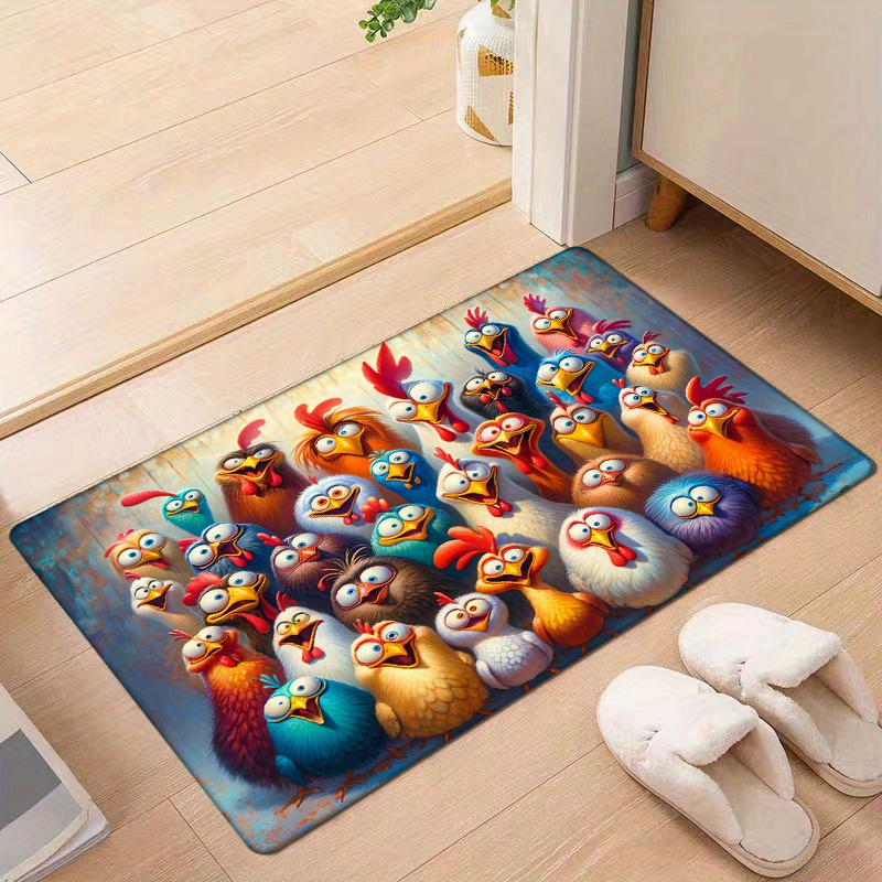 Welcome Home Non-slip Doormat - 1pc, Flannel With Turkey And Wood Design, Washable Polyester, Ideal For , Gardens, And Living
Welcome Home Non-slip Doormat - 1pc, Flannel With Turkey And Wood Design, Washable Polyester, Ideal For , Gardens, And Living