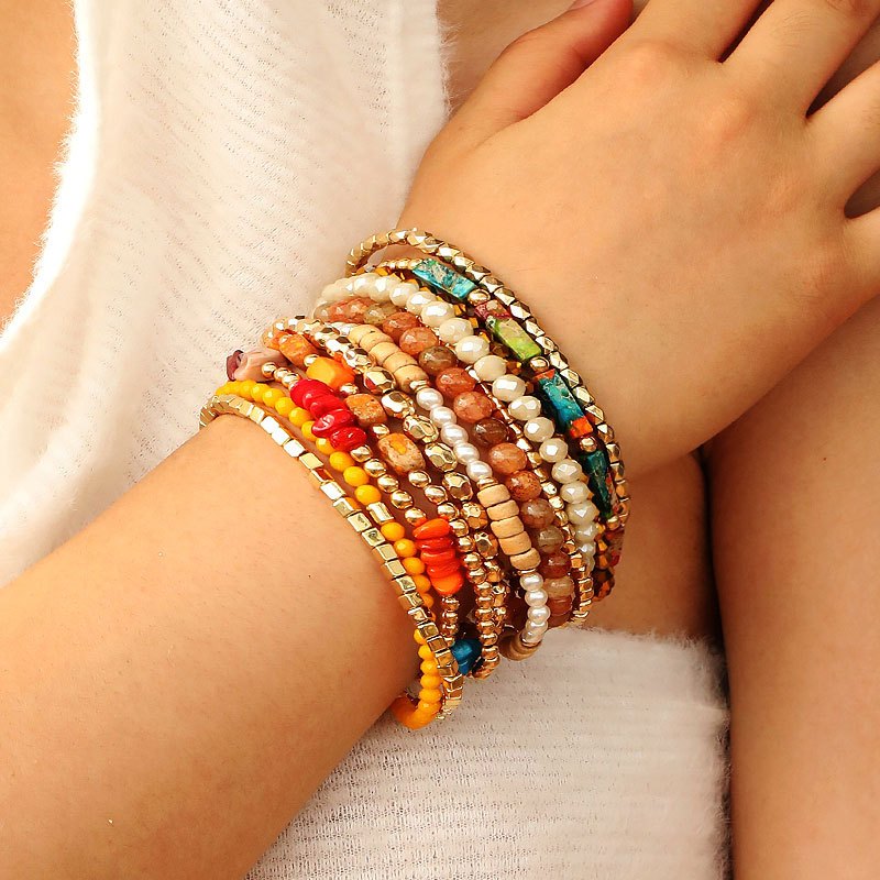 12pcs/ Set Stretch Bracelets, Jewelry, Fashion Pearl Beads Natural Beaded Stretch Bracelet
12pcs/ Set Stretch Bracelets, Jewelry, Fashion Pearl Beads Natural Beaded Stretch Bracelet