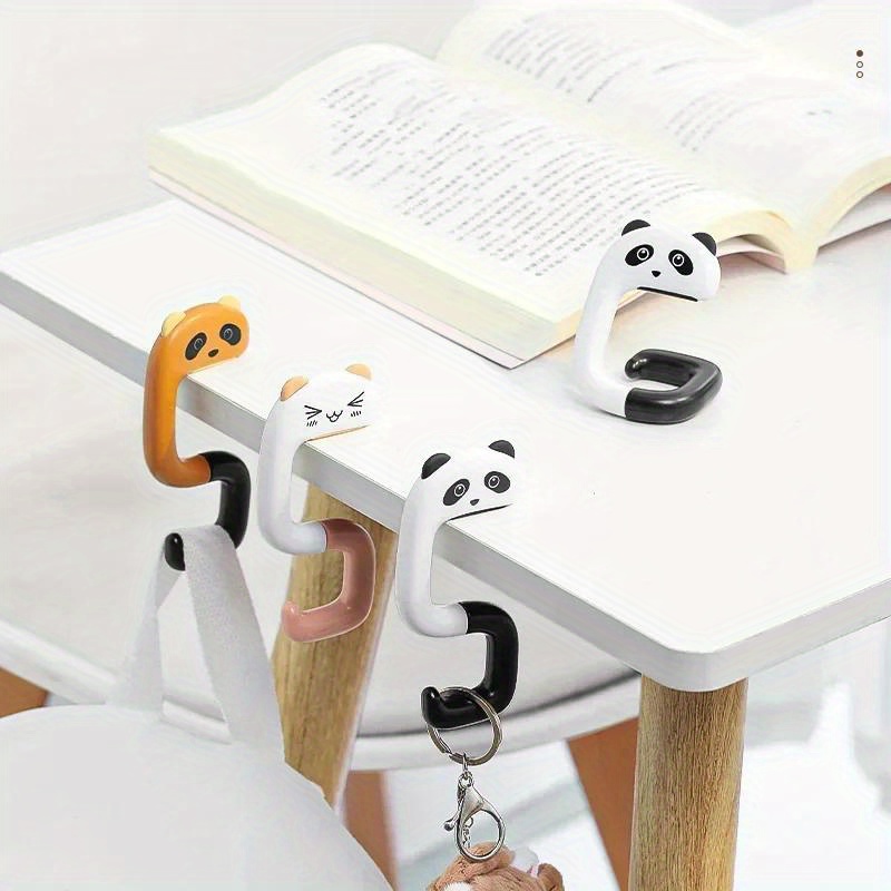 Cute Cartoon Animal Hook - Foldable Table Side Bag Rack - Plastic Material - Office Desk Accessories
Cute Cartoon Animal Hook - Foldable Table Side Bag Rack - Plastic Material - Office Desk Accessories