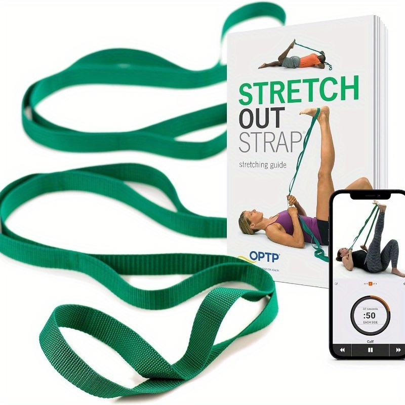 Premium Yoga Stretch Band - Pp Material, Green/black, Ideal For Fitness, Rehabilitation & Training, Yoga Mat 
Premium Yoga Stretch Band - Pp Material, Green/black, Ideal For Fitness, Rehabilitation & Training, Yoga Mat