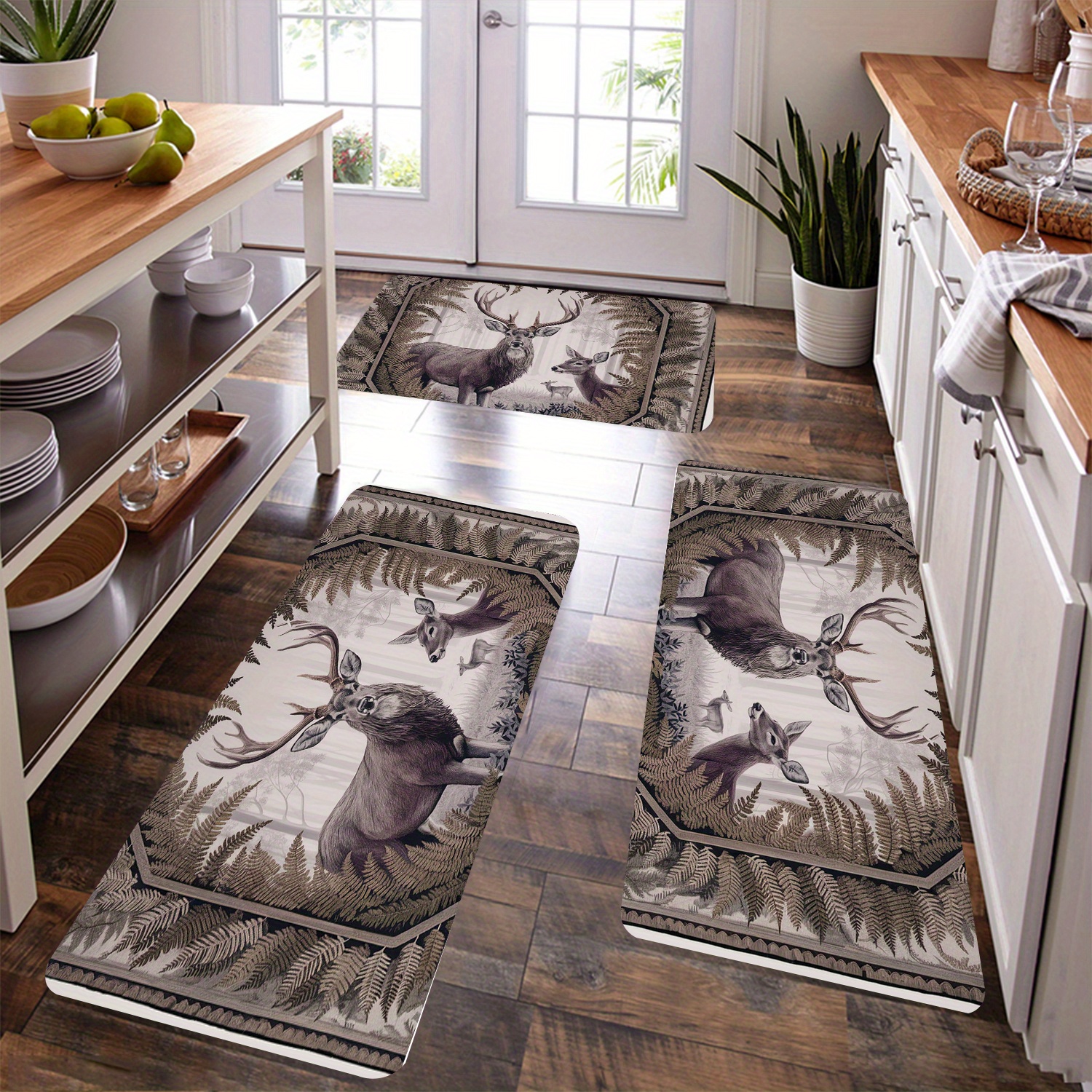 3-piece Wildlife-themed Kitchen Area Rugs Set - Non-slip, Oil-proof, Water-absorbent Polyester Mats For Bedroom, Living Room, Indoor Spaces - Machine Washable Flannel Floor Carpets
3-piece Wildlife-themed Kitchen Area Rugs Set - Non-slip, Oil-proof, Water-absorbent Polyester Mats For Bedroom, Living Room, Indoor Spaces - Machine Washable Flannel Floor Carpets