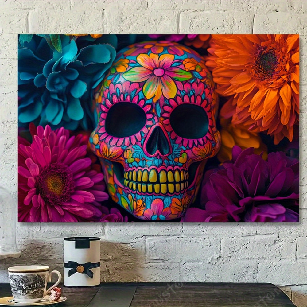 Colorful Flowers Wooden Frame Canvas Wall Art Painting, Waterproof Print Artwork, Home Decor For Living Room, Bedroom, Office, Kitchen, Dining Room And Bar - Unique Pattern Wall Art Decor.
Colorful Flowers Wooden Frame Canvas Wall Art Painting, Waterproof Print Artwork, Home Decor For Living Room, Bedroom, Office, Kitchen, Dining Room And Bar - Unique Pattern Wall Art Decor.