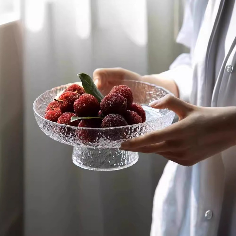 Elegant Glass - High-footed Round Snack And Serving Tray For Home, Living Room, Coffee Table, Reception, Fruit Basket For Kitchen
Elegant Glass - High-footed Round Snack And Serving Tray For Home, Living Room, Coffee Table, Reception, Fruit Basket For Kitchen