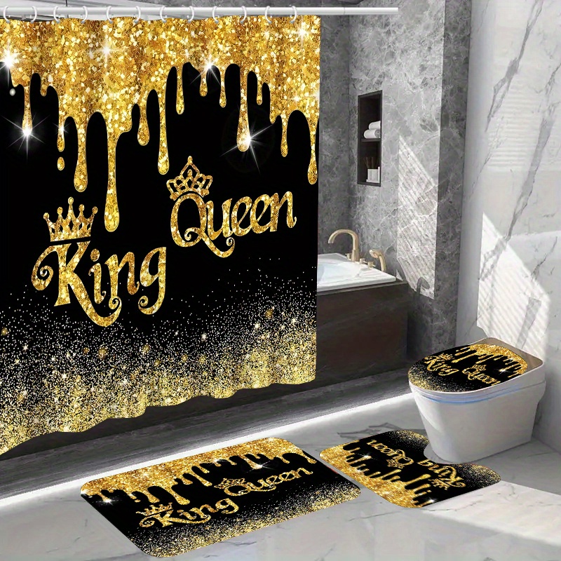 1pc/4pcs Curtain 12 Bathroom Mat Rug Carpet Polyester Curtain For Bathroom Accessories
1pc/4pcs Curtain 12 Bathroom Mat Rug Carpet Polyester Curtain For Bathroom Accessories