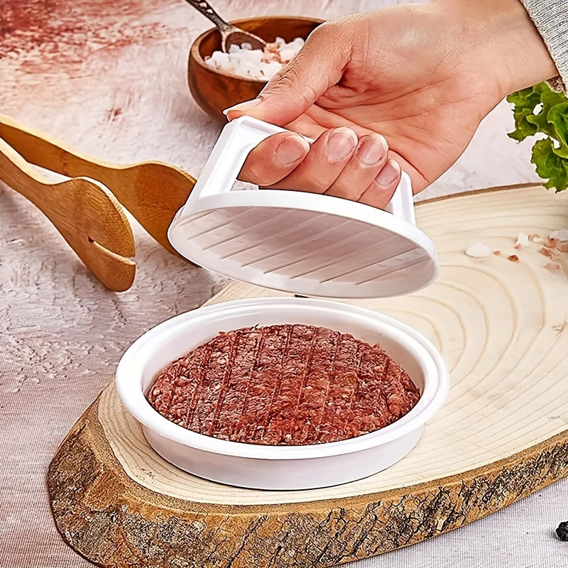 Plastic Hamburger Patty Maker Press - Burger Mold, Patty Press For Beef, Vegetables, Kitchen Gadget, Bbq Grill Accessories, Meat Patty Shaping Tool, Easy To Clean - 1 Piece Set
Plastic Hamburger Patty Maker Press - Burger Mold, Patty Press For Beef, Vegetables, Kitchen Gadget, Bbq Grill Accessories, Meat Patty Shaping Tool, Easy To Clean - 1 Piece Set
