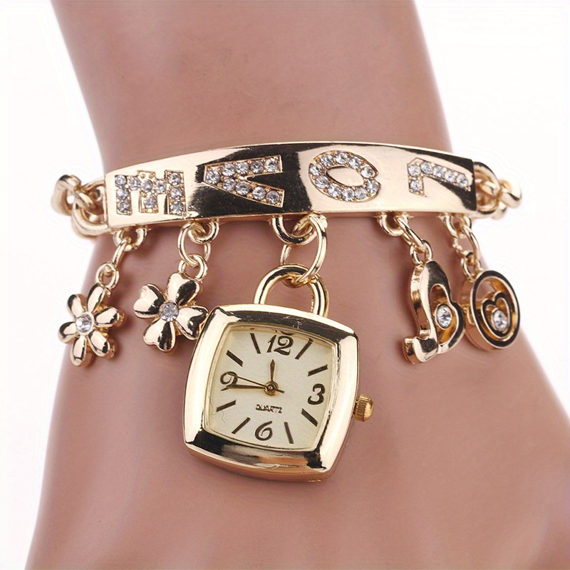 Casual Stainless Steel Watch Bracelet Watch Flower Women Bracelet Watch Women Luxury Heart Love Style Rhinestone Bracelet Women
Casual Stainless Steel Watch Bracelet Watch Flower Women Bracelet Watch Women Luxury Heart Love Style Rhinestone Bracelet Women