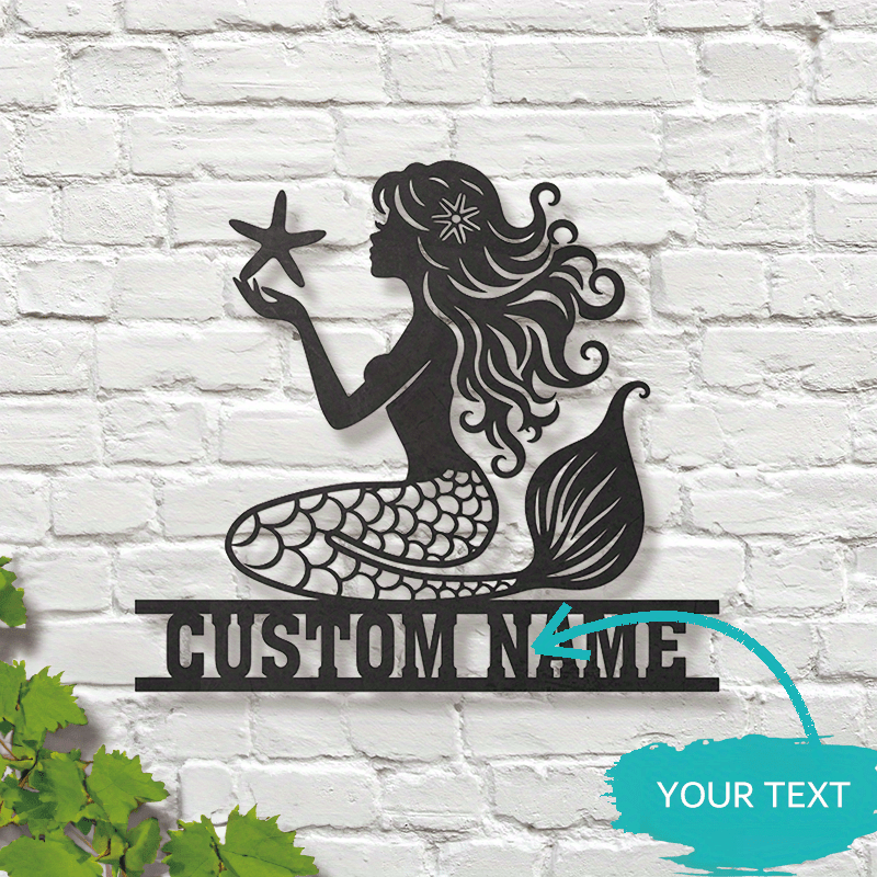 Custom Mermaid Tail Metal Wall Art - & Nursery Decor, Ideal Gift For Mermaid Enthusiasts
Custom Mermaid Tail Metal Wall Art - & Nursery Decor, Ideal Gift For Mermaid Enthusiasts