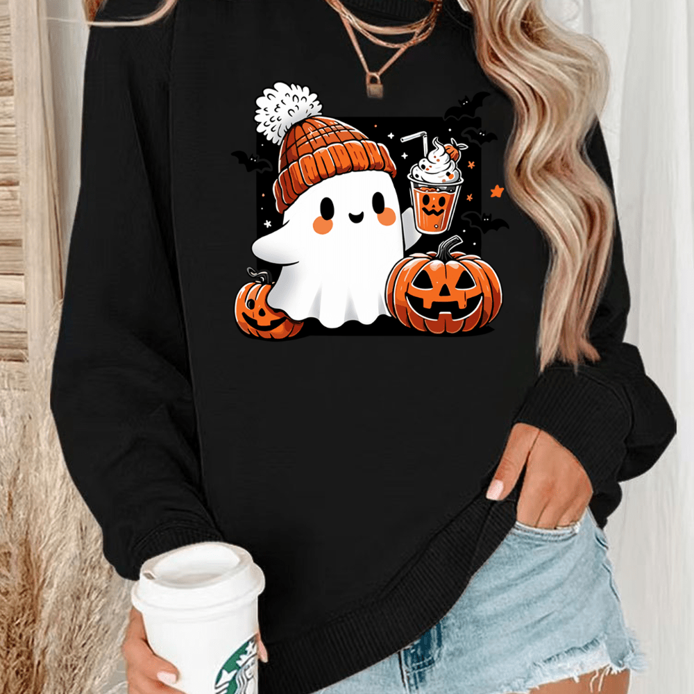 Cozy Fleece-lined Print Sweatshirt For Women - Casual Crew Neck Pullover, Fall & Winter
Cozy Fleece-lined Print Sweatshirt For Women - Casual Crew Neck Pullover, Fall & Winter