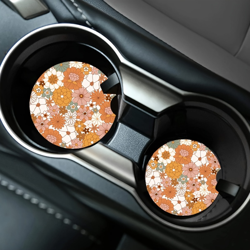 2pcs Flower Car Cup Holder Coasters, Car Interior Accessories For Women Men, Retro Car Decoration Gifts
2pcs Flower Car Cup Holder Coasters, Car Interior Accessories For Women Men, Retro Car Decoration Gifts