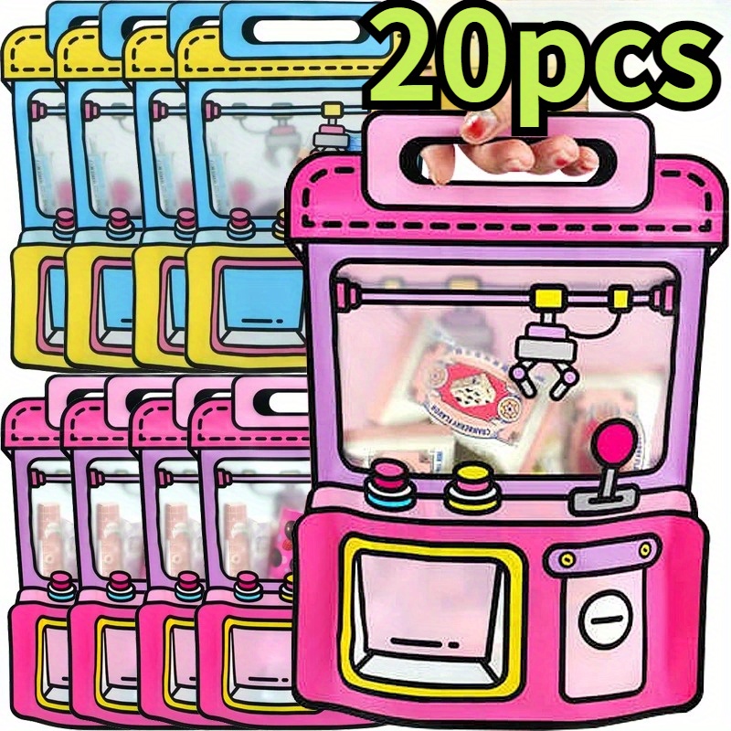 20pcs Claw Party Favor Bags With Zipper Closure - Plastic Snack Treat Pouches For Birthday Gifts And Party Supplies
20pcs Claw Party Favor Bags With Zipper Closure - Plastic Snack Treat Pouches For Birthday Gifts And Party Supplies