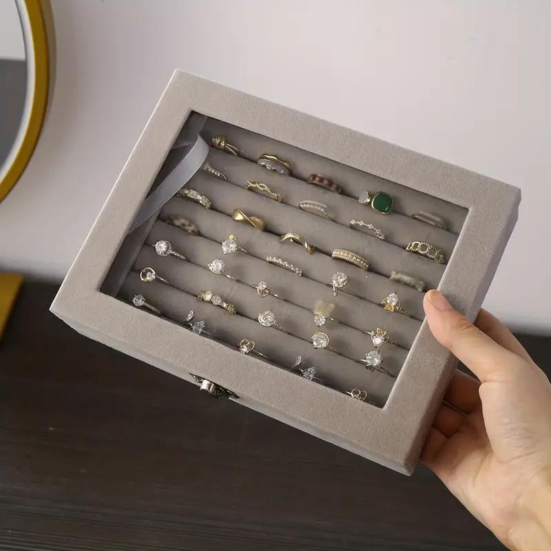 1pc Large Capacity Jewelry Box Velvet Jewelry Box Ring Necklace Earrings Earring Storage Box Jewelry Box
1pc Large Capacity Jewelry Box Velvet Jewelry Box Ring Necklace Earrings Earring Storage Box Jewelry Box