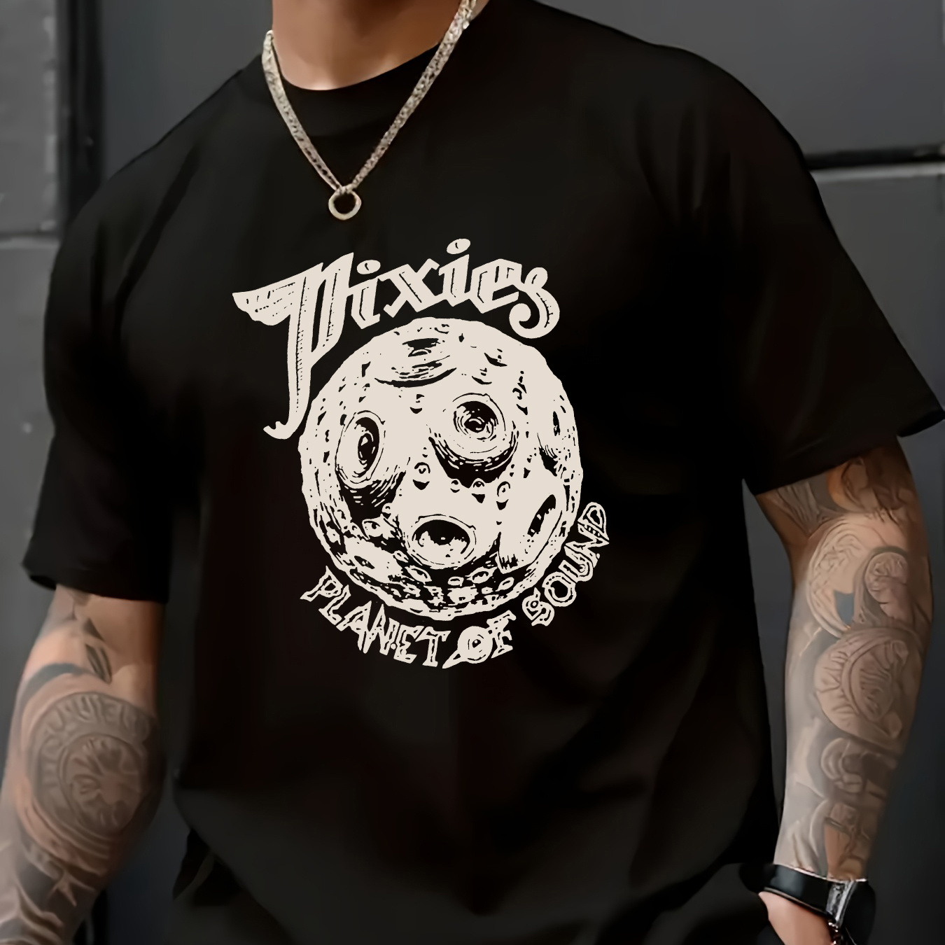 Creative Print T-shirt, Men's Breathable Comfy Short Sleeve Tee, Men's Clothing For Summer Outdoors
Creative Print T-shirt, Men's Breathable Comfy Short Sleeve Tee, Men's Clothing For Summer Outdoors