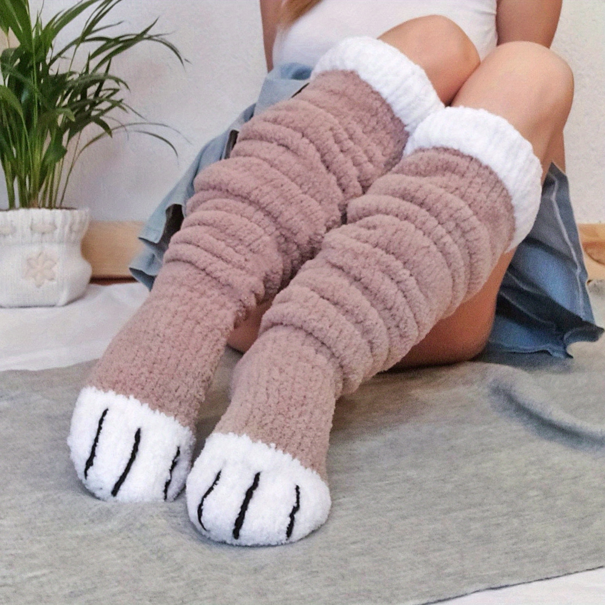 Winter Selectionwomen's Fashionable Knee-high Socks, Patchwork Animal Paw Design, Casual Stockings, Universal Fit.
Winter Selectionwomen's Fashionable Knee-high Socks, Patchwork Animal Paw Design, Casual Stockings, Universal Fit.