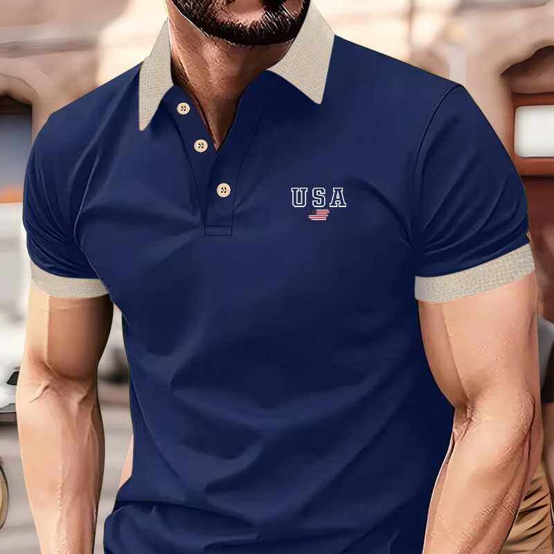 Men's Casual Shirt With Geometric Print - Breathable, Stretch Fabric For Golf & Tennis | Summer Short Sleeve, Button-up Collar Top
Men's Casual Shirt With Geometric Print - Breathable, Stretch Fabric For Golf & Tennis | Summer Short Sleeve, Button-up Collar Top
