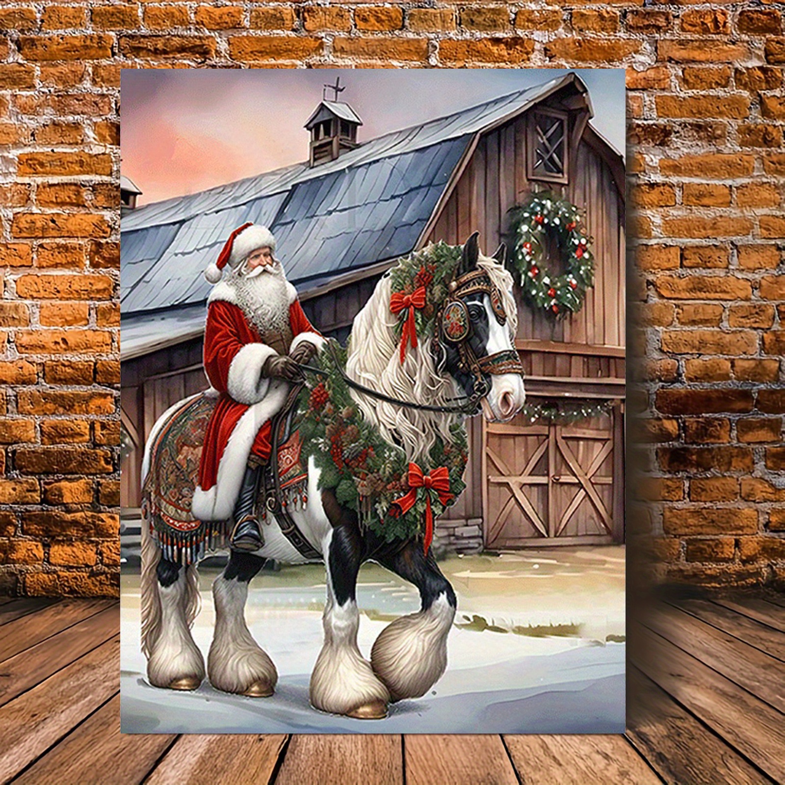 Santa Riding Horse Canvas Art, 12x16" - Wall Decor For , Bedroom, Living Room, Kitchen, And More, Room Decor
Santa Riding Horse Canvas Art, 12x16" - Wall Decor For , Bedroom, Living Room, Kitchen, And More, Room Decor