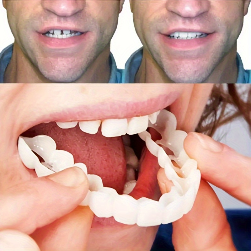 Denture Veneer Set, Durable Plastic Veneer Aligners, Upper And Lower Orthodontic Accessories, Easy To Use And Remove, Suitable For Men And Women
Denture Veneer Set, Durable Plastic Veneer Aligners, Upper And Lower Orthodontic Accessories, Easy To Use And Remove, Suitable For Men And Women