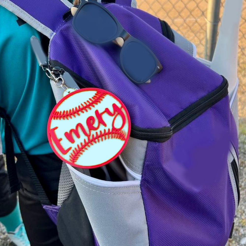 Custom Acrylic Baseball Keychain - Personalized Letter & Number Pendant For Tote Bags, Perfect Gift , Unique Valentine's, Halloween, Christmas Decor
Custom Acrylic Baseball Keychain - Personalized Letter & Number Pendant For Tote Bags, Perfect Gift , Unique Valentine's, Halloween, Christmas Decor